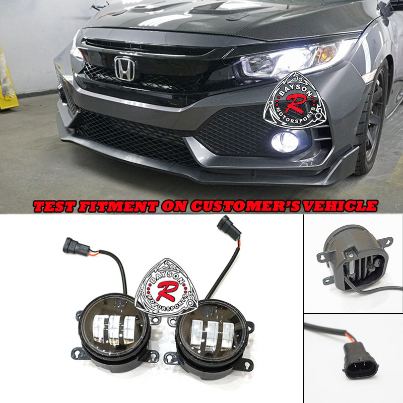 LED Fog Lights (White) For Most Honda Vehicles