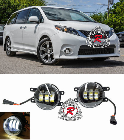LED Fog Lights (White) For Most Toyota/Lexus/Scion Vehicles