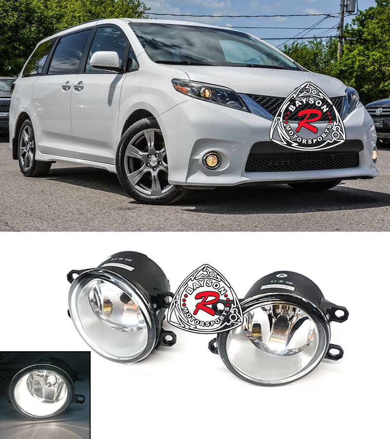 Clear Lens Fog Lights For Toyota/Lexus/Scion with H11 Bulbs