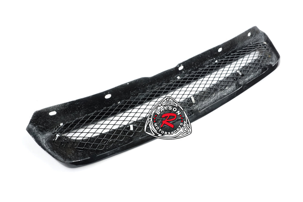TR Style Front Grille (Carbon Fiber) For 1996-1998 Honda Civic  (2Dr Coupe/3Dr Hatchback/4Dr Sedan)