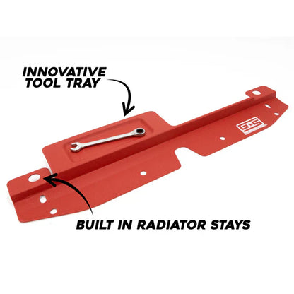Grimmspeed Radiator Shroud Red For Subaru 08-14 Impreza/WRX/STI GrimmSpeed