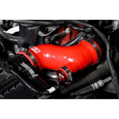 Grimmspeed Post MAF Hose Kit Red For Subaru 15-17 STI(w/ OEM Sound Generator Tube)