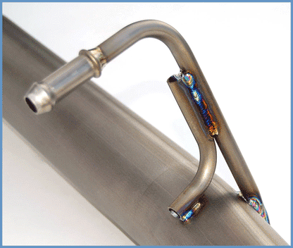 CAT-BACK EXHAUST, FULL TITANIUM Subaru WRX/STI 02-07