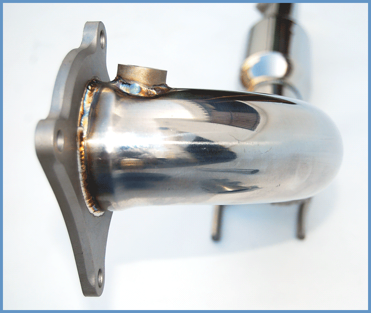 Down-Pipe with High-Flow Cat Volkswagen Golf Gen 6 MK6 GTI 10-14