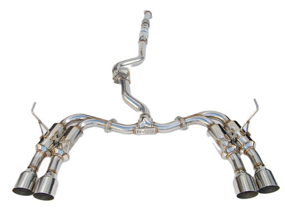 Invidia 11-14 Subaru WRX/STI Sedan Gemini R400 Quad S.S.Tips Cat-back Exhaust
