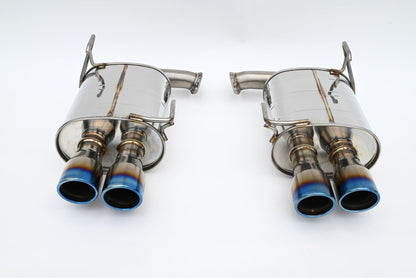 Invidia 22-Up Subaru WRX Axle Back Q300 3.5" Rolled Dual Wall Titanium Tip Exhaust