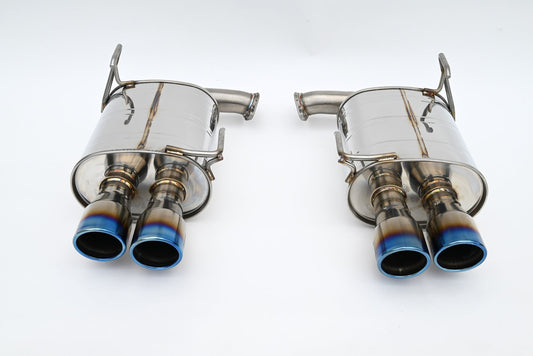 Invidia 22-Up Subaru WRX Axle Back Q300 3.5" Rolled Dual Wall Titanium Tip Exhaust