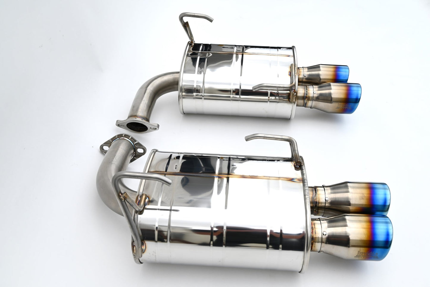 Invidia 22-Up Subaru WRX Axle Back Q300 3.5" Rolled Dual Wall Titanium Tip Exhaust