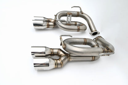Invidia 22-Up Subaru WRX Axle Back Twin Loop 3.5" Single Layer S.S. Tip Exhaust