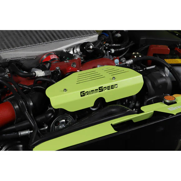 Grimmspeed Alternator Cover NEON Green For Subaru Turbo EJ Engine GrimmSpeed