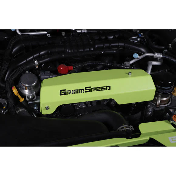 Grimmspeed Pulley Cover NEON Green For Subaru 15-21 WRX GrimmSpeed