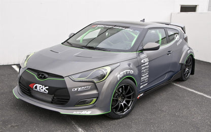 2012-2017 Hyundai Veloster C-FX Fiberglass Rear Wide Over Fenders