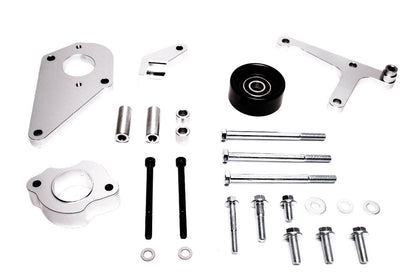 Precision Works LS Power Steering & Alternator Bracket Low Mount LSX LS1 LS2 LS3