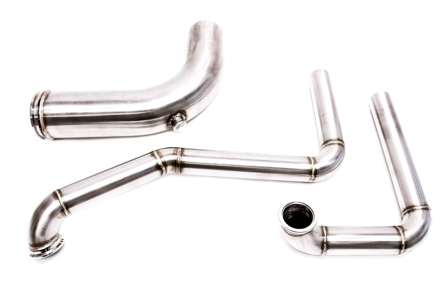 PLM K-Series Hood Exit Up-Pipe & Dump Tube for Top Mount Turbo Manifold