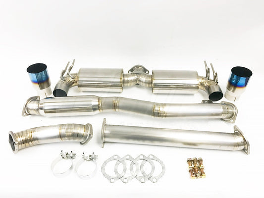 PLM Power Driven Titanium Exhaust - Evo X 08-15 V2 Mitsubishi Lancer Evolution X