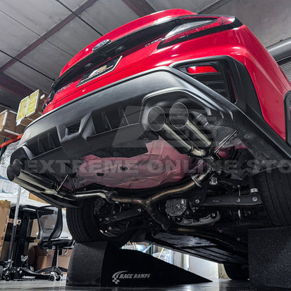 2022-Up Subaru WRX | Boso Muffler Delete Quad Burnt Tips Axle Back Exhaust