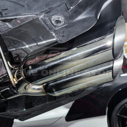 2022-Up Subaru WRX | Boso Muffler Delete Quad Burnt Tips Axle Back Exhaust