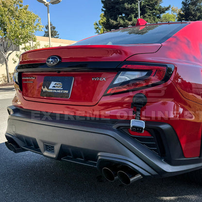 2022-Up Subaru WRX | Boso Muffler Delete Quad Burnt Tips Axle Back Exhaust