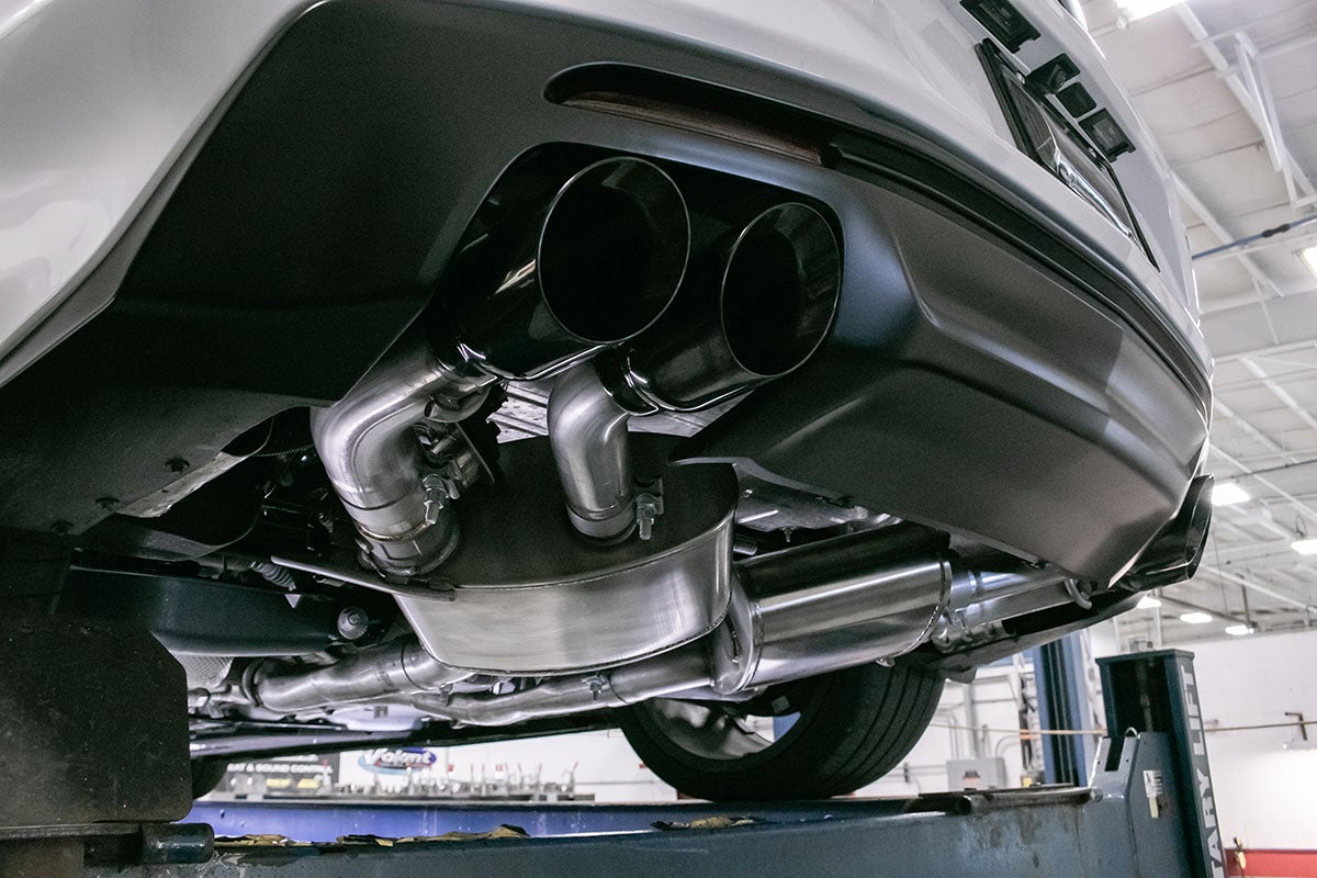 Corsa 16-20 Chevrolet Camaro SS/ZL1 6.2L V8 Polished Xtreme Axle-Back Exhaust (w/ Factory NPP Valve)