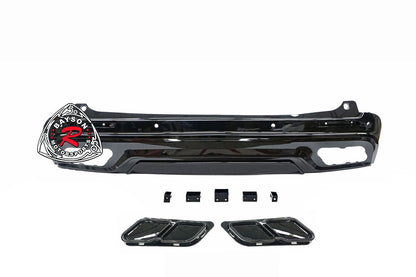 THUNDER DESIGN Front Bumper (Black Trim) With Rear Diffuser (Polypropylene) For 2021-2025 Toyota Sienna