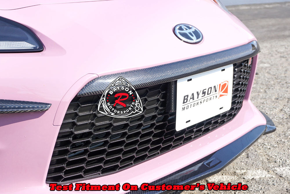 TM Style Carbon Fiber License Plate Holder For 2022-2026 Toyota GR86