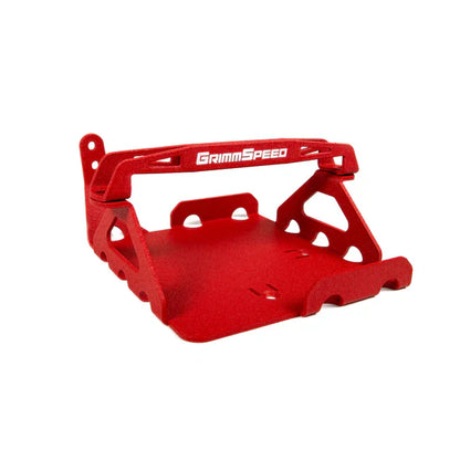 Grimmspeed Lightweight Battery Mount Kit Red For Subaru 08-21 WRX/STI GrimmSpeed
