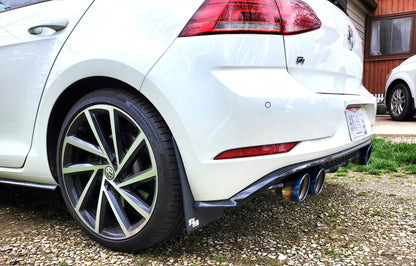 Invidia 17-21 VW Golf-R 7.5 Q300 Rolled Titanium tip Cat-back Exhaust(with Valve)
