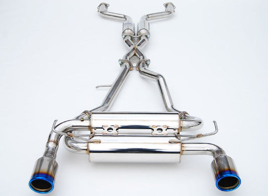 Invidia 02-08 Nissan 350Z Gemini Rolled Titanium tip Cat-back Exhaust