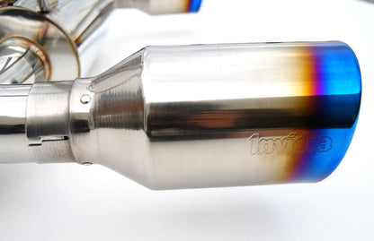 Invidia 09-Up Infiniti FX35/FX37 Gemini Rolled Titanium tip Cat-back Exhaust