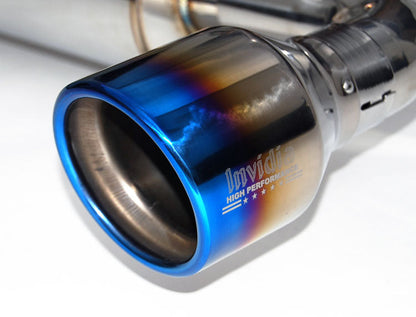 Invidia 07-13 Infiniti G37 Coupe Gemini Rolled Titanium tip Cat-back Exhaust