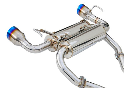 Invidia 07-13 Infiniti G37 Coupe Gemini Single Layer Titanium tip Cat-back Exhaust