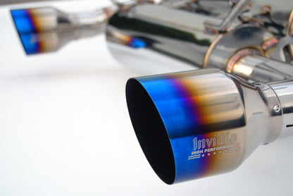 Invidia 09-Up Infiniti FX35/FX37 Gemini Single Layer Titanium tip Cat-back Exhaust