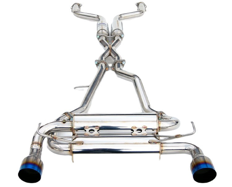 Invidia 09-Up Infiniti FX35/FX37 Gemini Single Layer Titanium tip Cat-back Exhaust