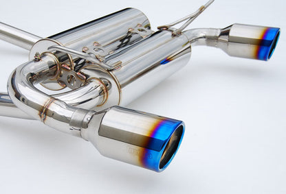 Invidia 09-Up Infiniti FX35/FX37 Gemini Rolled Titanium tip Cat-back Exhaust