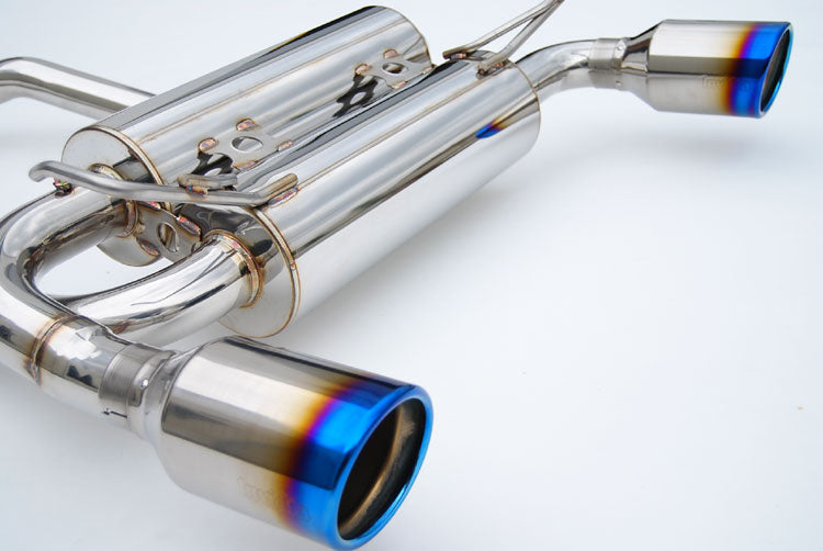 Invidia 07-13 Infiniti G37 Coupe Gemini Rolled Titanium tip Cat-back Exhaust