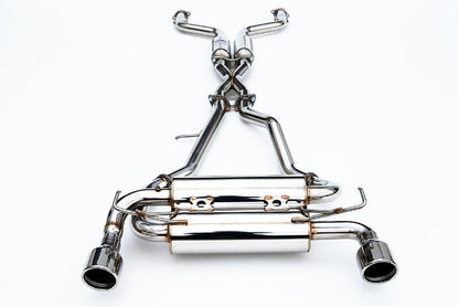 Invidia 02-08 Nissan 350Z Gemini Rolled S.S. tip Cat-back Exhaust