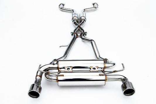 Invidia 02-08 Nissan 350Z Gemini Rolled S.S. tip Cat-back Exhaust