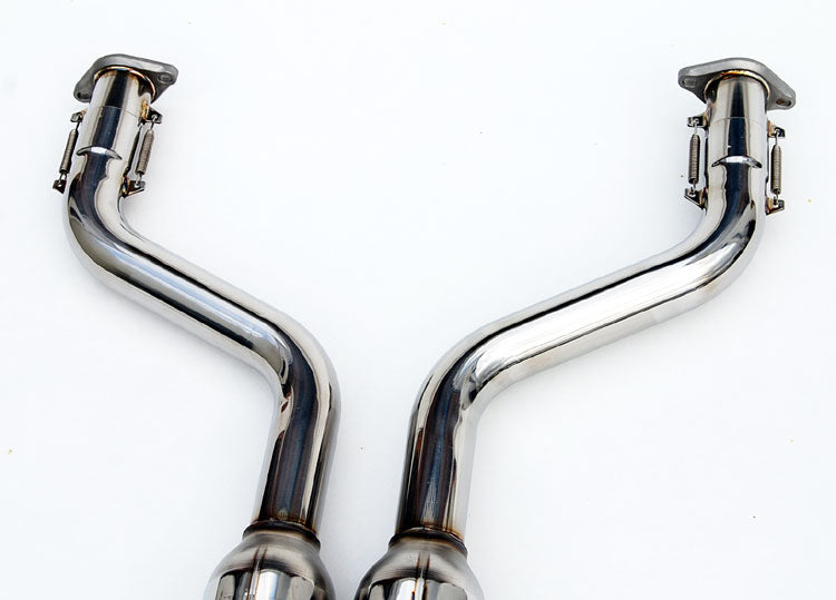 Invidia 07-13 Infiniti G37 Coupe Gemini Rolled Titanium tip Cat-back Exhaust