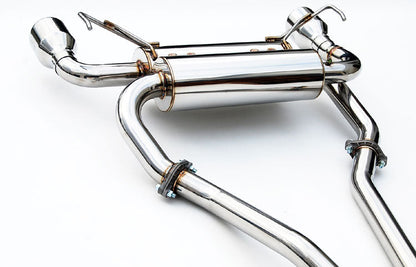 Invidia 03-08 Infiniti FX35 03-05 FX45 Gemini Rolled S.S. tip Cat-back Exhaust