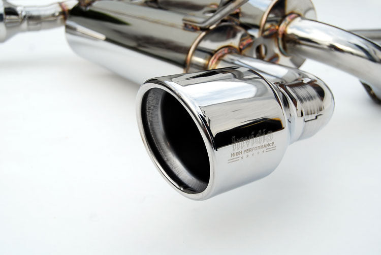 Invidia 03-07 Infiniti G35 Coupe Gemini Rolled S.S. tip Cat-back Exhaust