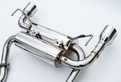 Invidia 03-08 Infiniti FX35 03-05 FX45 Gemini Rolled S.S. tip Cat-back Exhaust