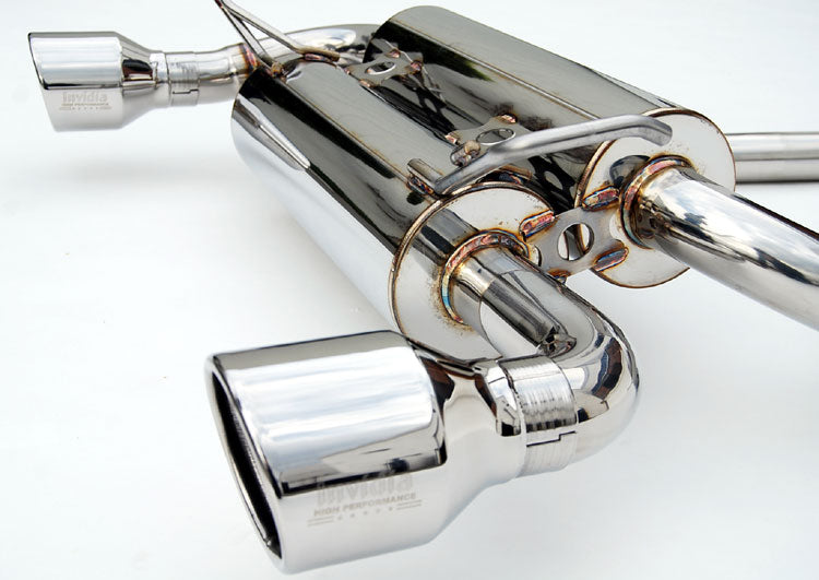 Invidia 07-13 Infiniti G37 Coupe Gemini Rolled S.S. tips Cat-back Exhaust