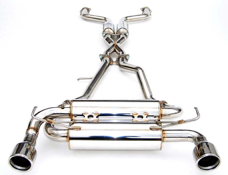 Invidia 03-08 Infiniti FX35 03-05 FX45 Gemini Rolled S.S. tip Cat-back Exhaust