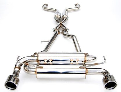 Invidia 03-08 Infiniti FX35 03-05 FX45 Gemini Rolled S.S. tip Cat-back Exhaust