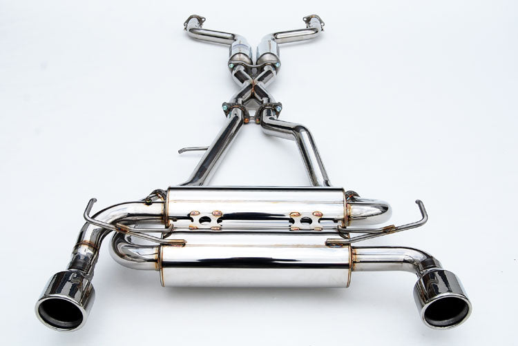 Invidia 09-21 Nissan 370z Gemini Rolled S.S. tip Cat-back Exhaust
