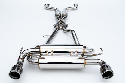 Invidia 09-21 Nissan 370z Gemini Rolled S.S. tip Cat-back Exhaust