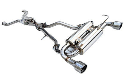 Invidia 03-08 Infiniti FX35 03-05 FX45 Gemini Rolled S.S. tip Cat-back Exhaust