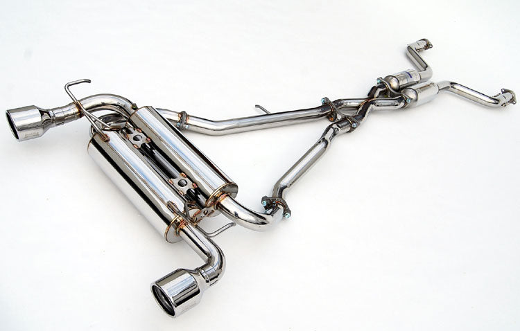 Invidia 03-08 Infiniti FX35 03-05 FX45 Gemini Rolled S.S. tip Cat-back Exhaust