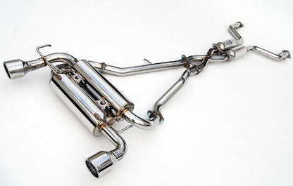 Invidia 03-08 Infiniti FX35 03-05 FX45 Gemini Rolled S.S. tip Cat-back Exhaust