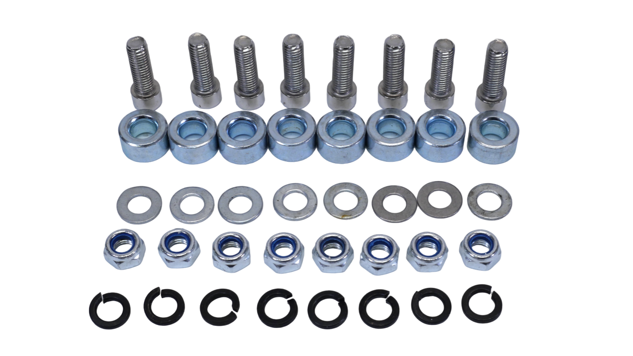 PLM Seat Hardware Kit - Bolts Nuts Washers Spacers For Sparco Recaro Bride Seats
